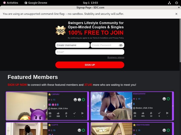 Active Swingers Date Club Passwords