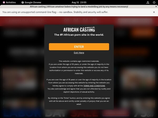 African Casting Hot Mom