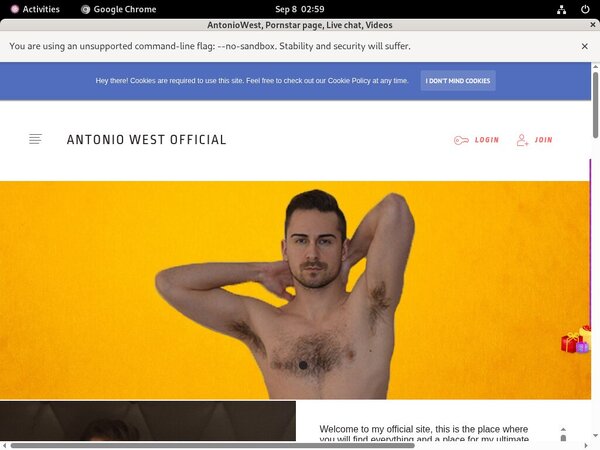 AntonioWest Login Password
