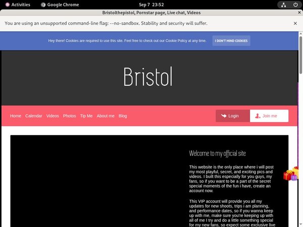 Bristolthepistol81.modelcentro.com Trial Sign Up