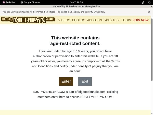 Bustymerilyn.com Bug Me Not