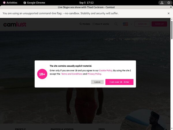 Camlust.com With Bank Pay