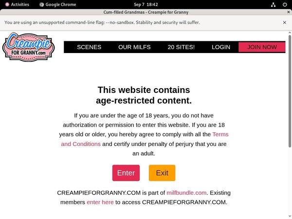 Creampieforgranny Logins