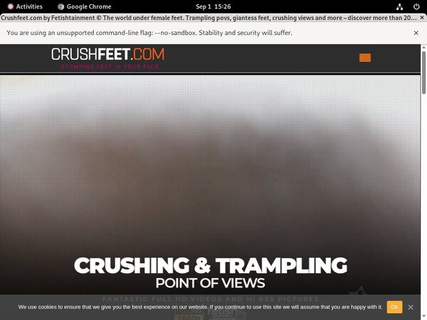 Crush Feet Site Passwords