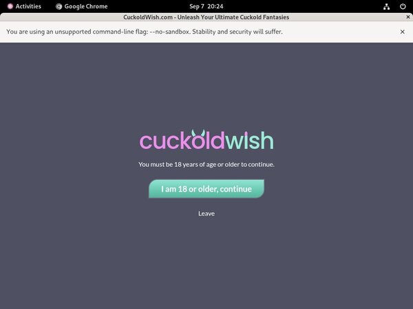 Cuckold Wish Payment Methods