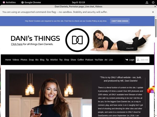 Dani Daniels Free Site