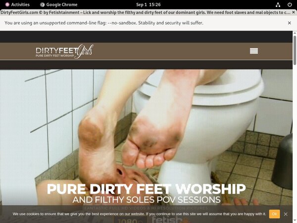 Dirty Feet Girls Account