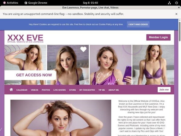 Eve Lawrence Inside