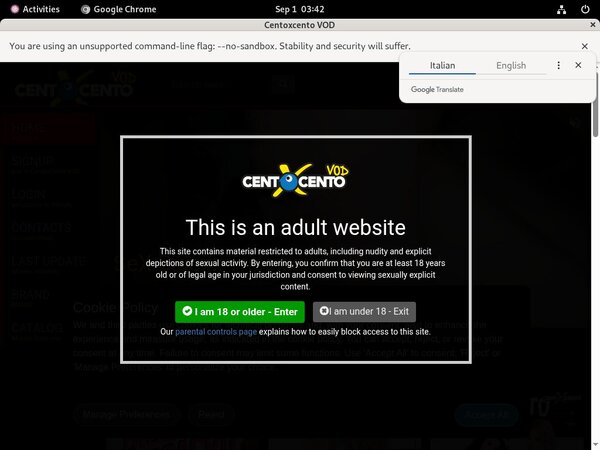 Free Account Centoxcentovod
