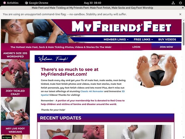 Free Account My Friends Feet