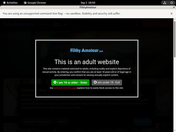 Free Filthy Amateur Membership