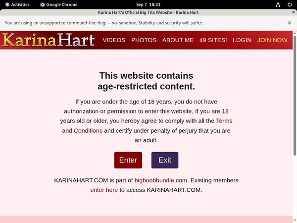 Free Karina Hart Account Login