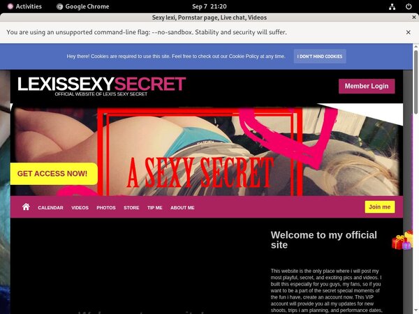 Free Lexissexysecret.modelcentro.com Login
