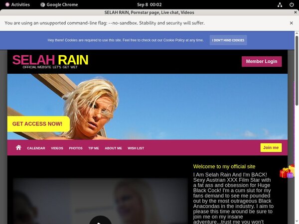 Free SELAH RAIN Account