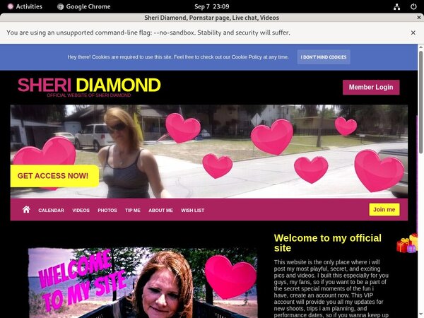 Free Sheri Diamond User