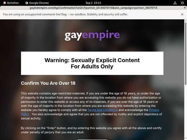 Gay Empire Coupon Offer