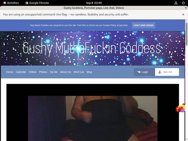 Gushy Goddess Free Account Login