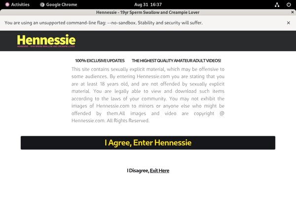 Hennessie Credit Card