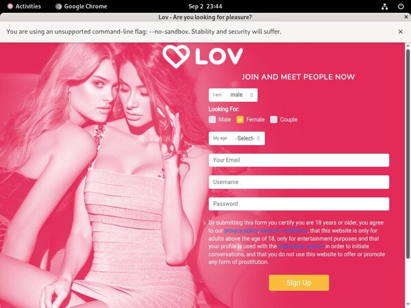 LOV Premium Password