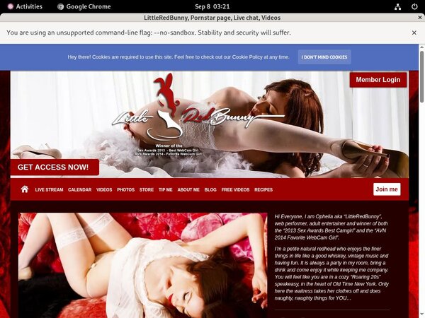 LittleRedBunny Website Password