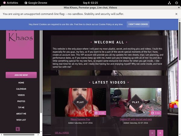 Miss Khaos Free Access