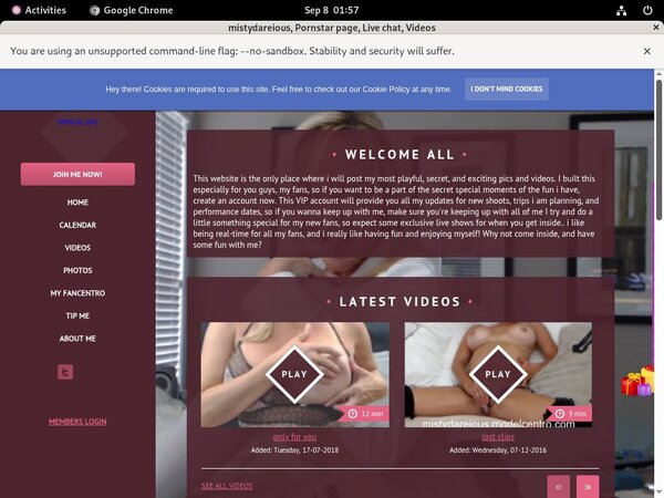Mistydareious Free Site