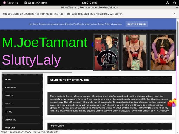 Mjoetannant.modelcentro.com Reduced Rate