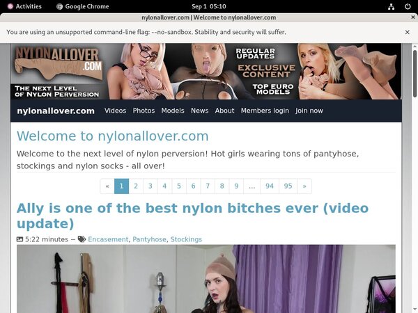 Nylonallover.com Discount Offer 2018