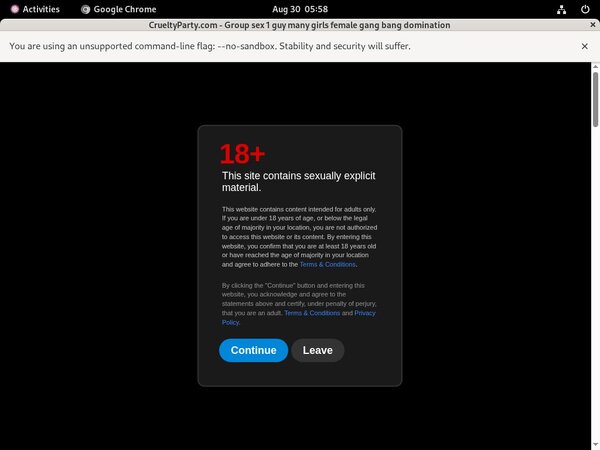 Partycruelty Logins