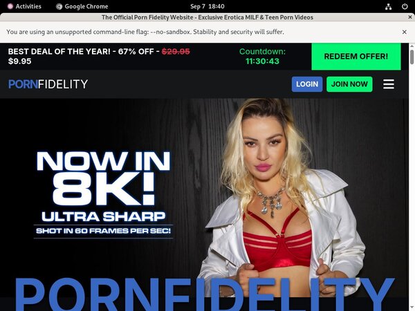 Porn Fidelity Limited Discount