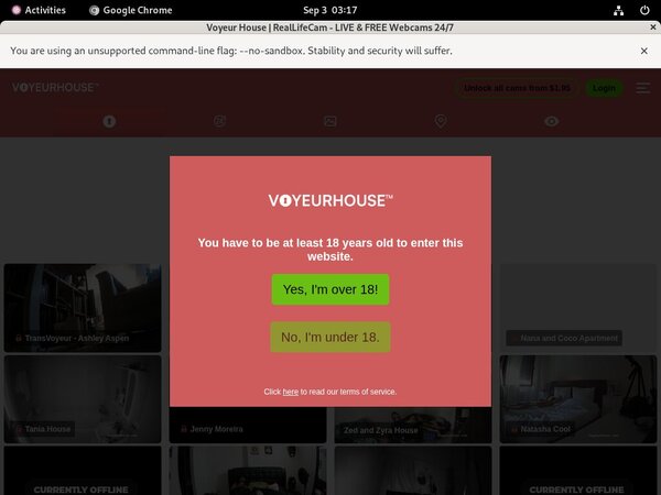 Premium Voyeur House Account