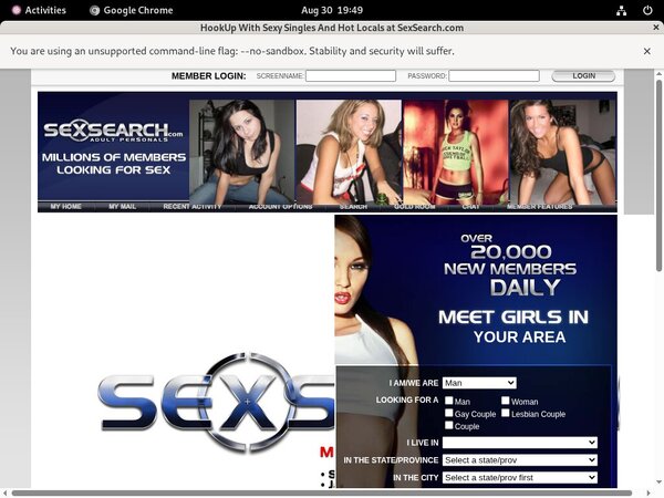 Sexsearch.com Lifetime Membership
