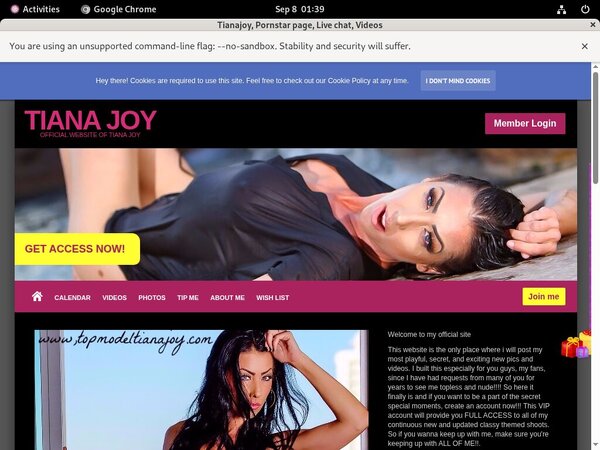 Tianajoy.modelcentro.com Bezahlen