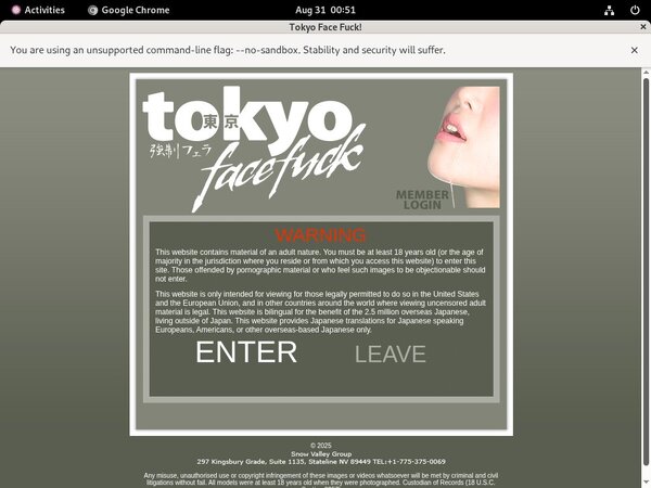 Tokyofacefuck.com Site Rip Dl