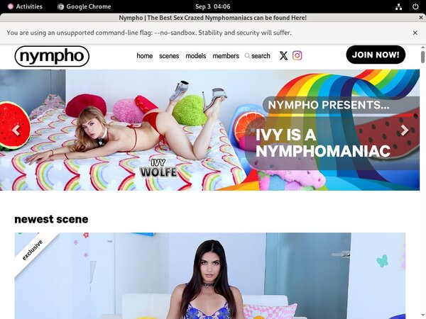 Try Nympho Free