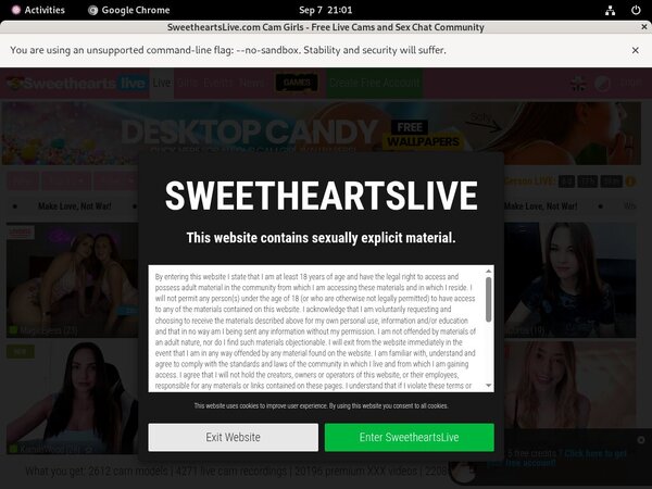 Try Sweetheartslive Discount