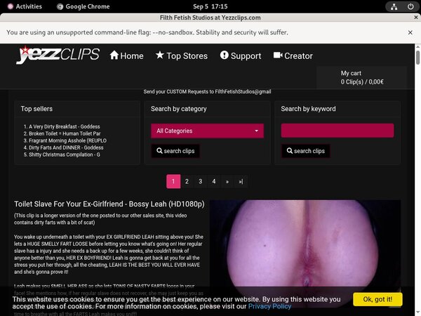 Yezzclips.com Check Out