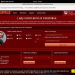 Join Lady Gold Fetishdiva