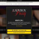 Ladyboy Pussy Pw