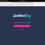One Time Swallow Bay Discount