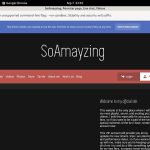 SoAmayzing Account New